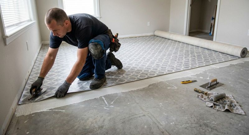 Sheet Flooring Installation in Dallas, TX